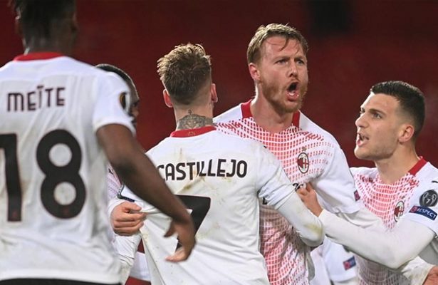 Man Utd 1-1 AC Milan: Simon Kjaer grabs late away goal after Amad Diallo's expertly improvised header