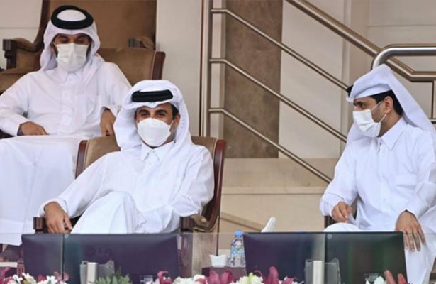 HH the Amir Attends Part of the Opening of Qatar Total Open 2021 for Women's Tennis