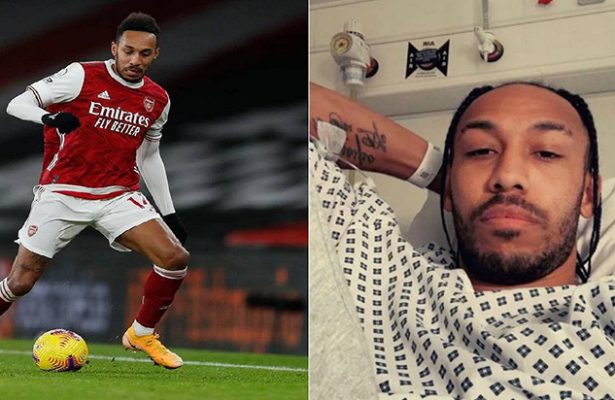 Aubameyang treated in hospital for malaria