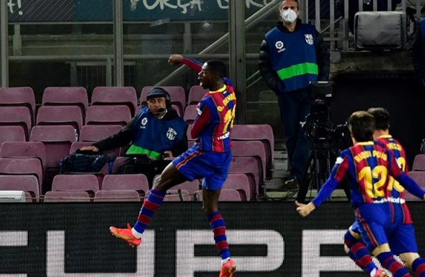 Barcelona got second after late win over valladolid
