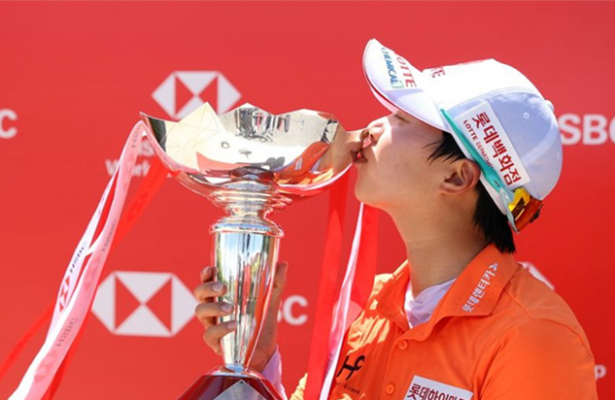 Kim takes HSBC title after Green's bogey finish