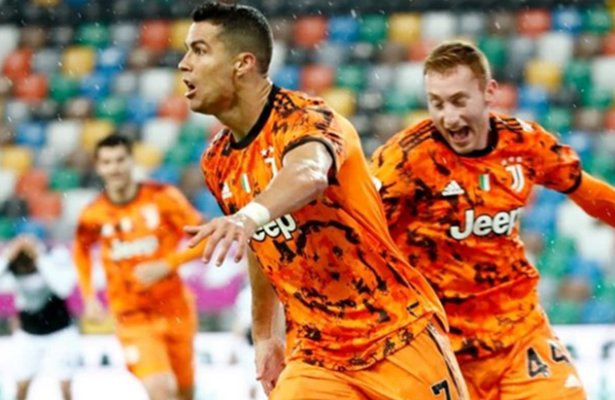 Ronaldo saves Juventus blushes as late double downs Udinese