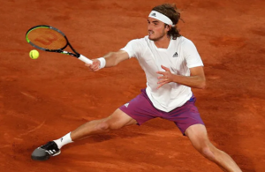 Tsitsipas downs Chardy to reach French Open second round