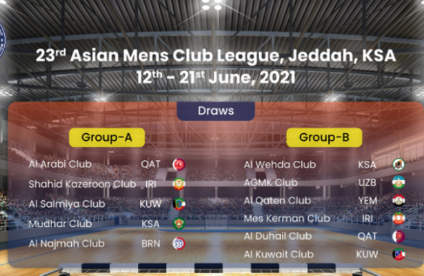 Al-Arabi, Al-Duhail teams to leave for 23rd Asian Championship