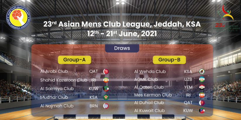 Al-Arabi, Al-Duhail teams to leave for 23rd Asian Championship