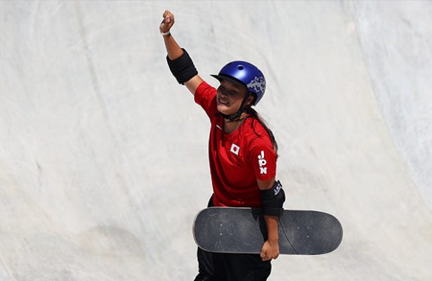Young Japanese skaters win gold and silver in park