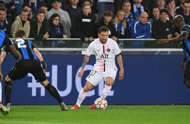 Messi's Paris St Germain disappoint in Brugge draw