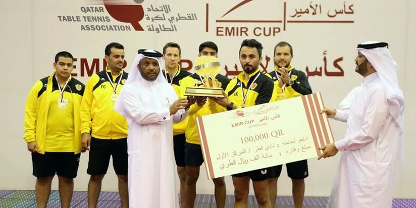 Qatar SC wins HH the Amir’s Table Tennis Cup 2020-2021 season
