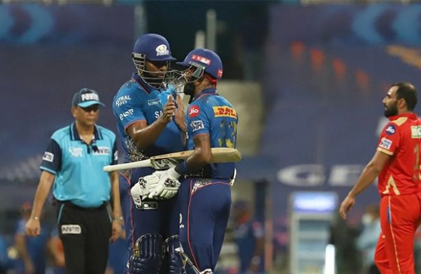 Hardik Pandya Finds Form As Mumbai Indians Beat Punjab Kings By 6 Wickets