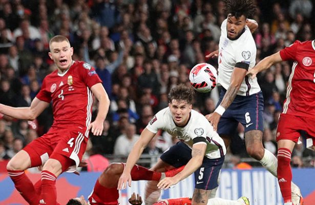 England held 1-1 by Hungary in match marred by crowd violence