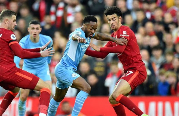 Manchester City fight back twice in thrilling 2-2 draw at Liverpool