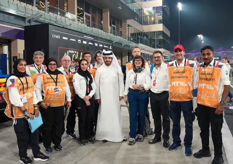 Formula One volunteers