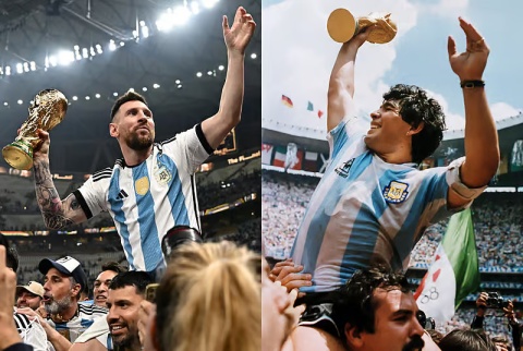 Messi vs England